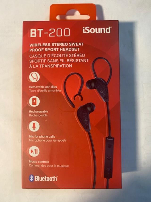 iSound BT-200 Wireless Bluetooth Rechargeable Headphones