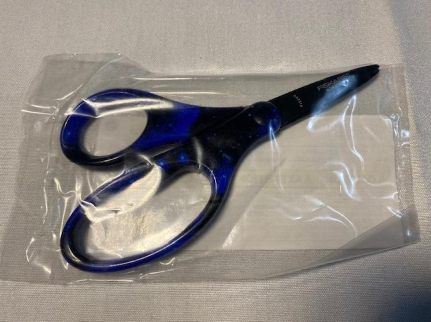 Fiskars 124302-1017 Designer Non-stick Pointed-tip Kid Scissors 5" Galaxy Design