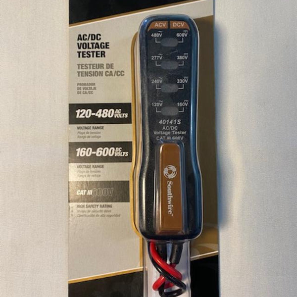 Southwire 40141S AC DC Voltage Tester 120 480 AC 150 600 DC
