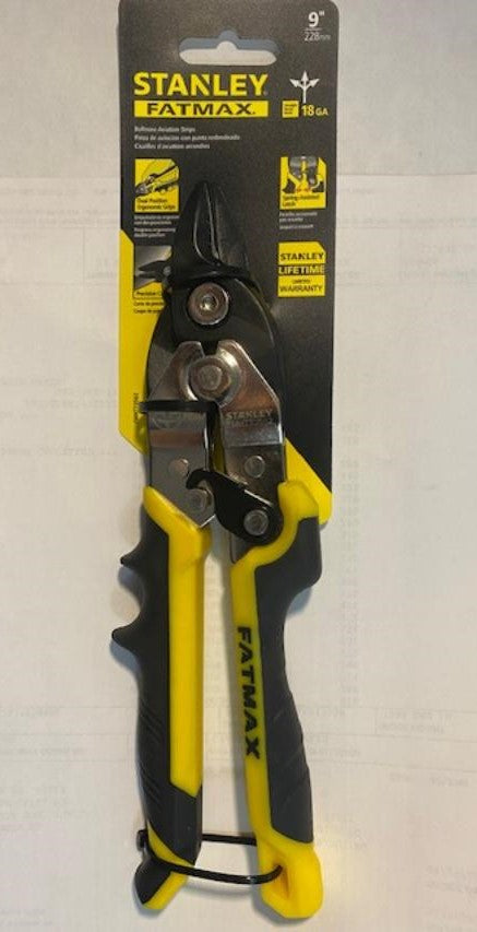 Stanley FMHT73562 FatMax Bulldog Aviation Snips Straight Cut