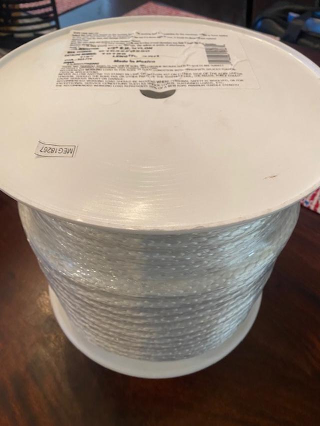 Wellington 10186 1/2 in. Dia. x 250 ft. L Solid Braided Nylon Rope White