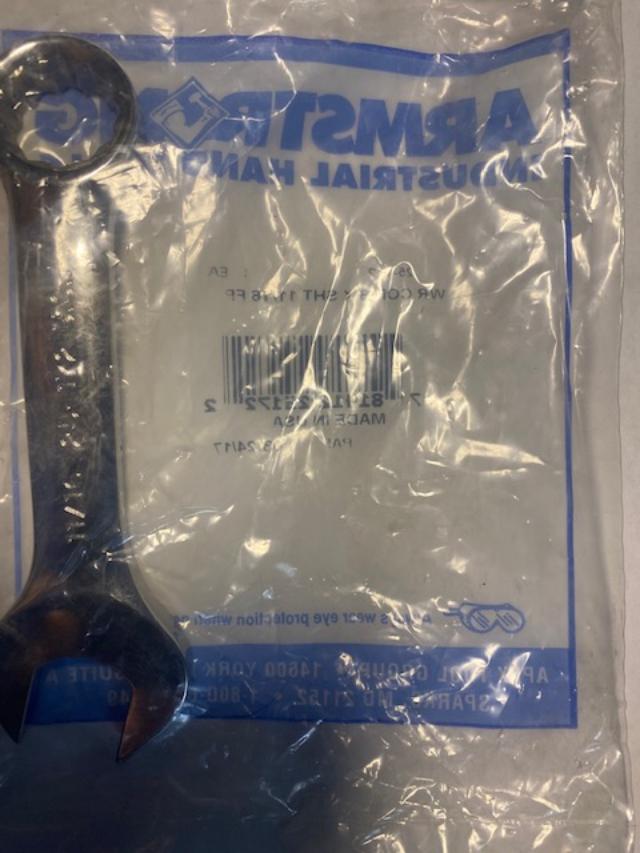 Armstrong 25-172 11/16" Extra Short Combination Wrench Full Polish USA