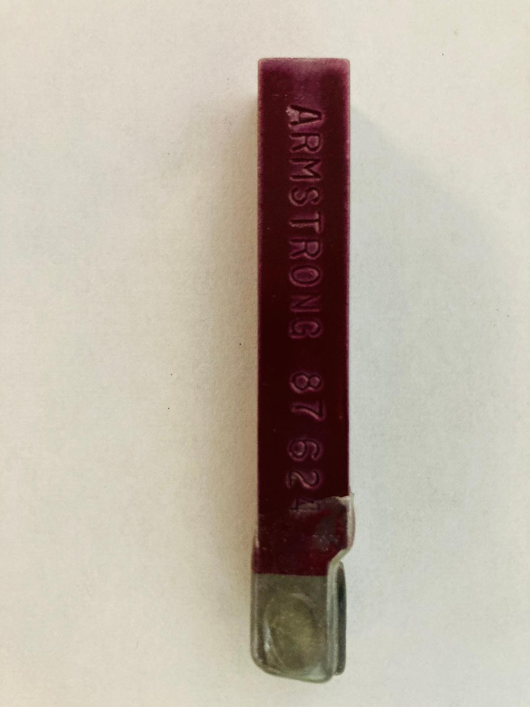 Armstrong 87-624 Tool Steel Cut Carbide Grade AR-7 a-5 USA