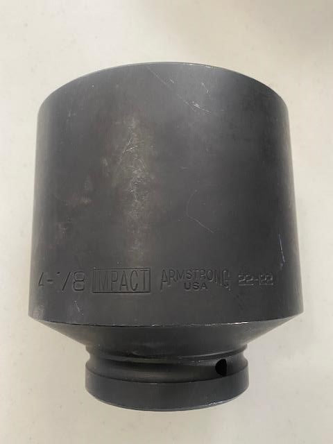 ARMSTRONG 22-122 1-Inch Drive 6-Point Impact Socket 4-1/8-Inch USA #11