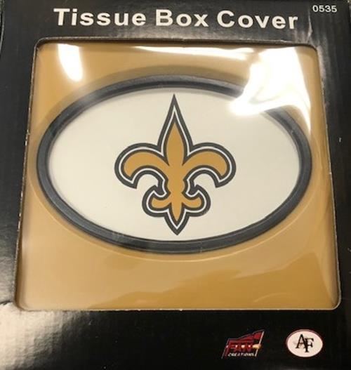 Fan Creations 0535 New Orleans Saints Football Tissue Box Cover